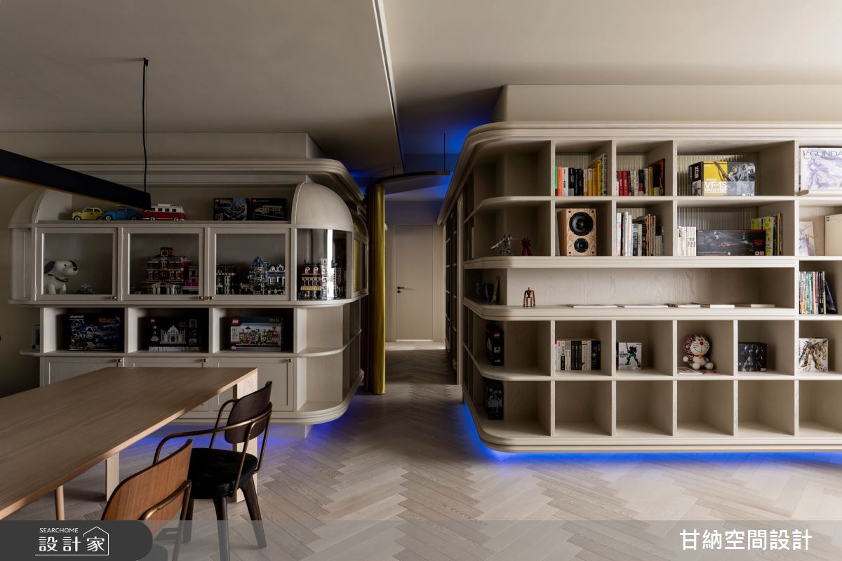 33坪新成屋(5年以下)＿混搭風客廳餐廳走廊案例圖片＿甘納空間設計＿甘納_59之7