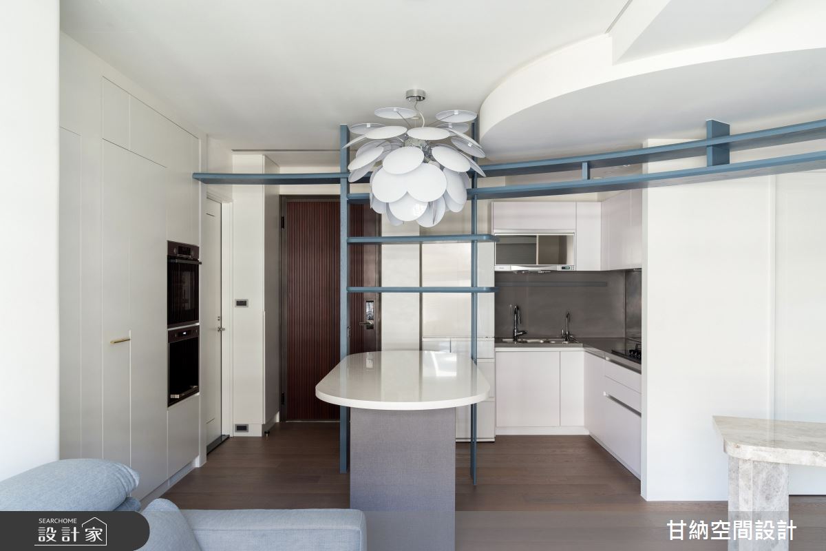 15坪新成屋(5年以下)＿現代風玄關餐廳廚房案例圖片＿甘納空間設計＿甘納_62之2
