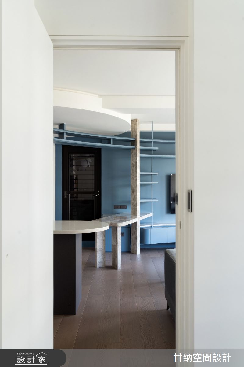15坪新成屋(5年以下)＿現代風客廳走廊案例圖片＿甘納空間設計＿甘納_62之3