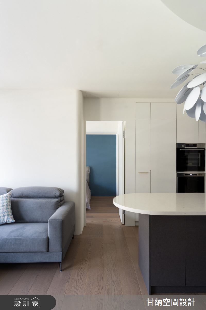 15坪新成屋(5年以下)＿現代風客廳餐廳臥室走廊案例圖片＿甘納空間設計＿甘納_62之5