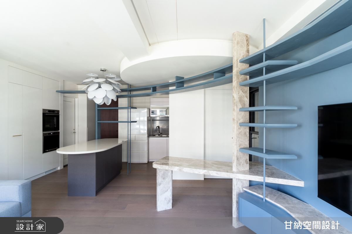 15坪新成屋(5年以下)＿現代風客廳餐廳廚房案例圖片＿甘納空間設計＿甘納_62之10