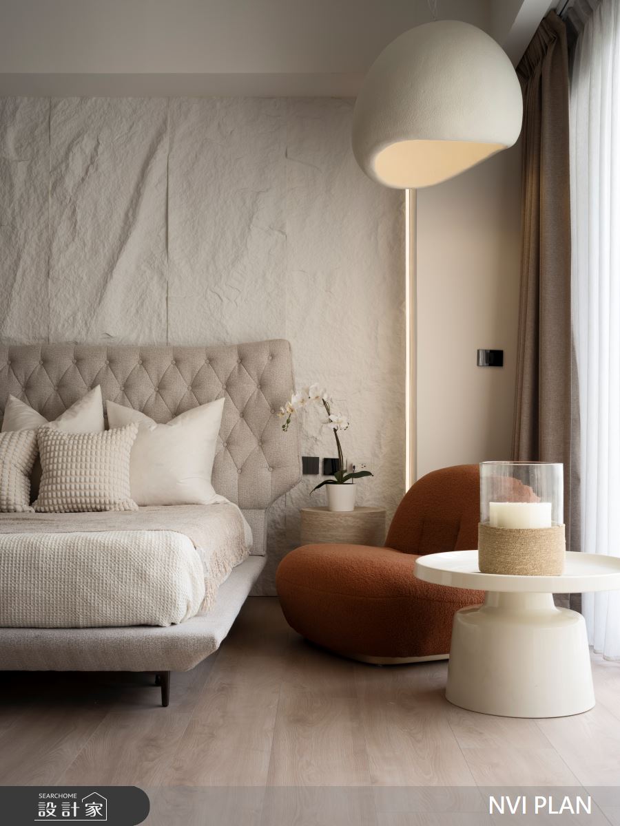 85坪新成屋(5年以下)＿現代風臥室案例圖片＿NVI國際空間規劃設計事務所＿NVI PLAN_澤萃建築01之23