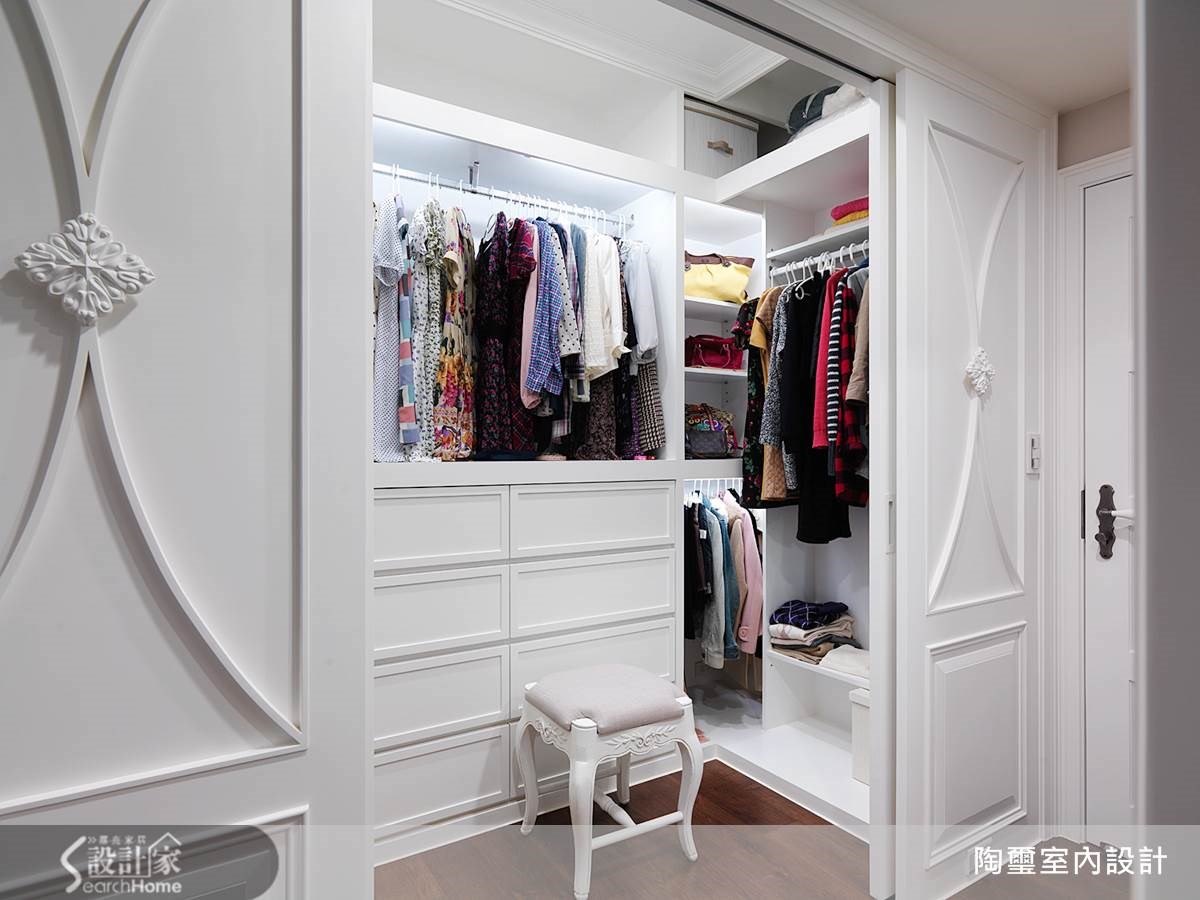 40坪新成屋(5年以下)＿鄉村風更衣間案例圖片＿陶璽空間設計＿陶璽_09之21