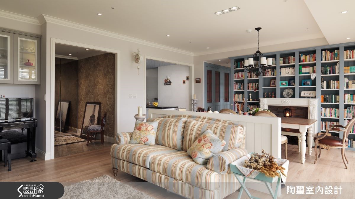 38坪預售屋＿美式風客廳案例圖片＿陶璽空間設計＿陶璽_12之9