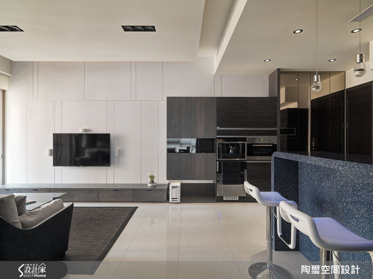 18坪新成屋(5年以下)＿現代風客廳案例圖片＿陶璽空間設計＿陶璽_14之2