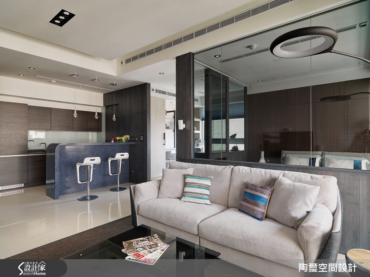 18坪新成屋(5年以下)＿現代風客廳案例圖片＿陶璽空間設計＿陶璽_14之4