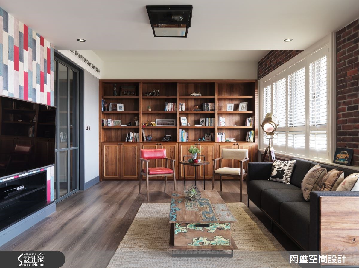 38坪預售屋＿工業風客廳案例圖片＿陶璽空間設計＿陶璽_16之8