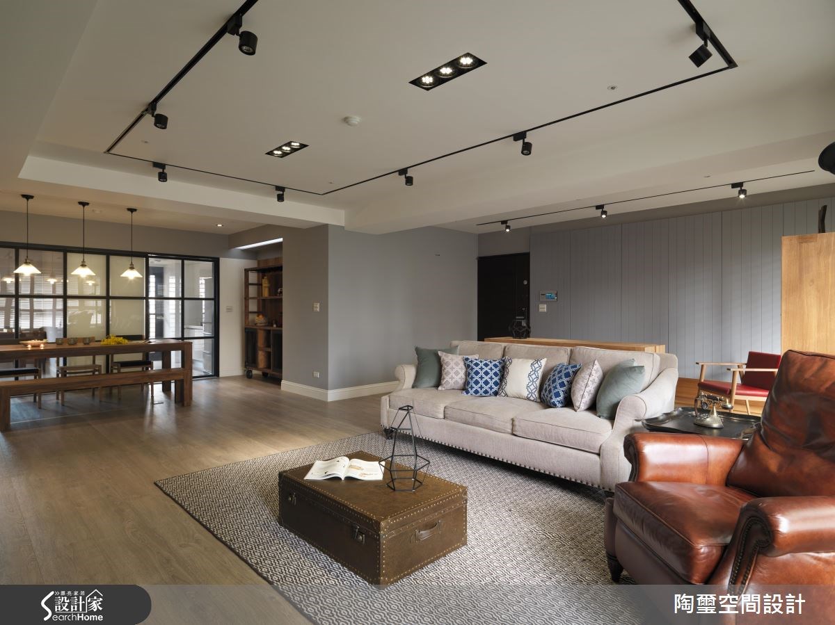 42坪新成屋(5年以下)＿美式風客廳案例圖片＿陶璽空間設計＿陶璽_19之2