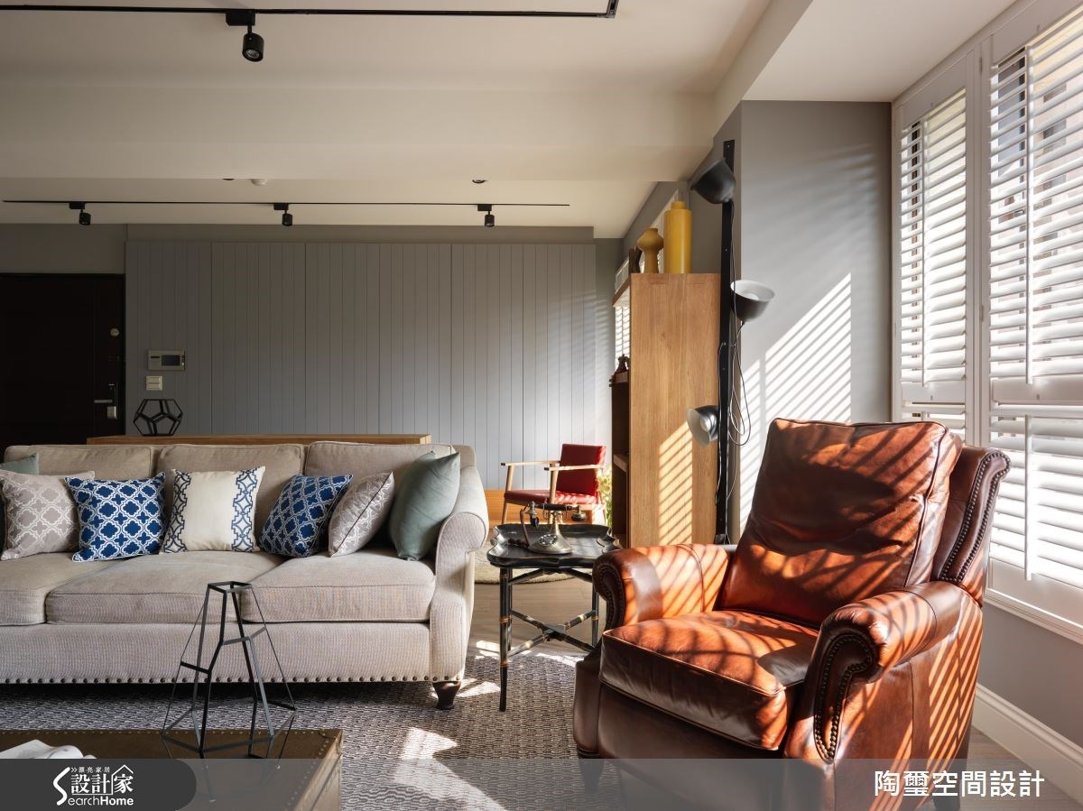 42坪新成屋(5年以下)＿美式風客廳案例圖片＿陶璽空間設計＿陶璽_19之3