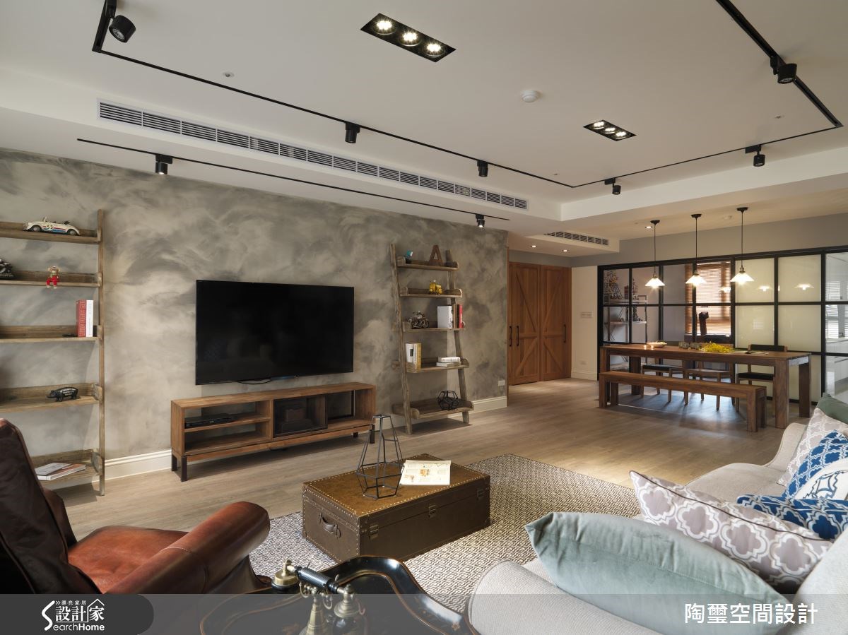 42坪新成屋(5年以下)＿美式風客廳案例圖片＿陶璽空間設計＿陶璽_19之4