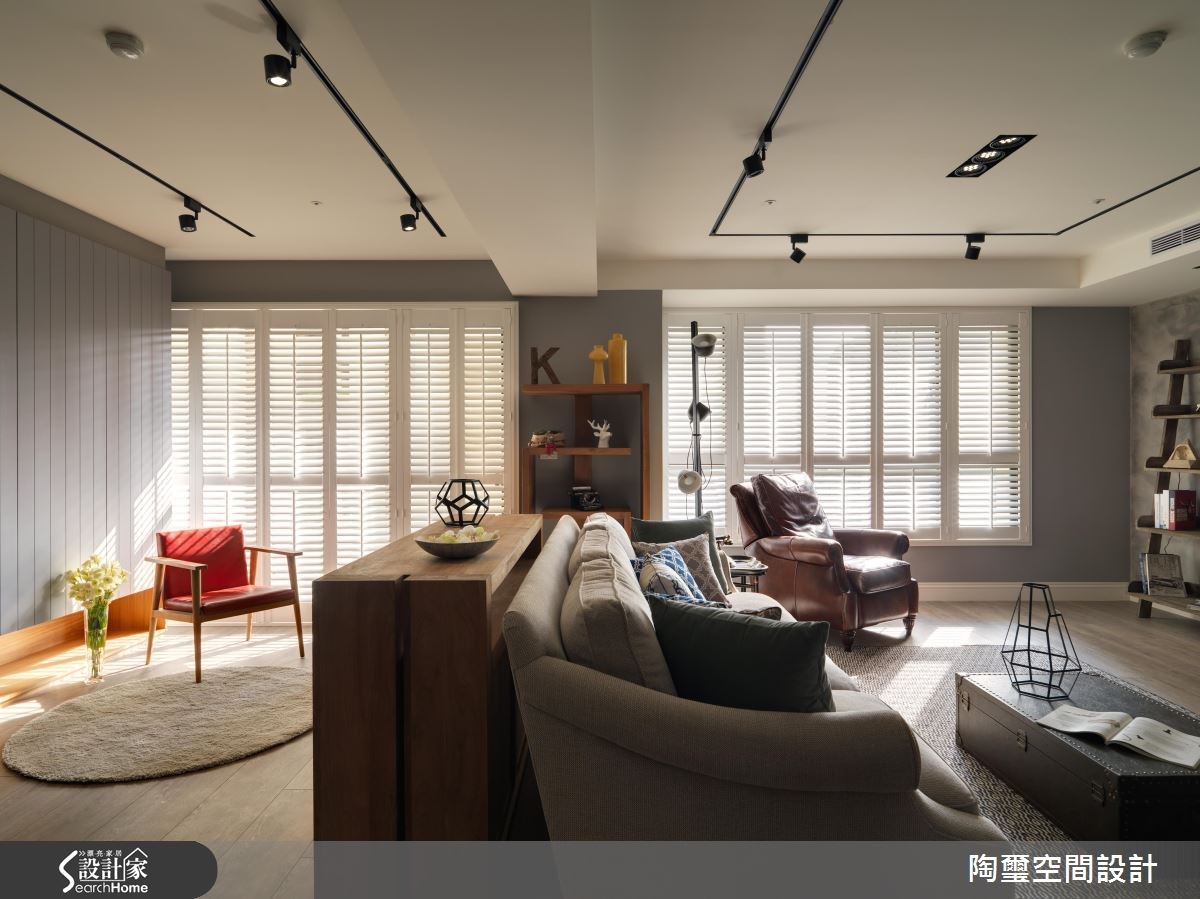 42坪新成屋(5年以下)＿美式風客廳案例圖片＿陶璽空間設計＿陶璽_19之7