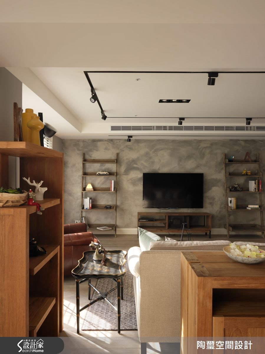 42坪新成屋(5年以下)＿美式風客廳案例圖片＿陶璽空間設計＿陶璽_19之11