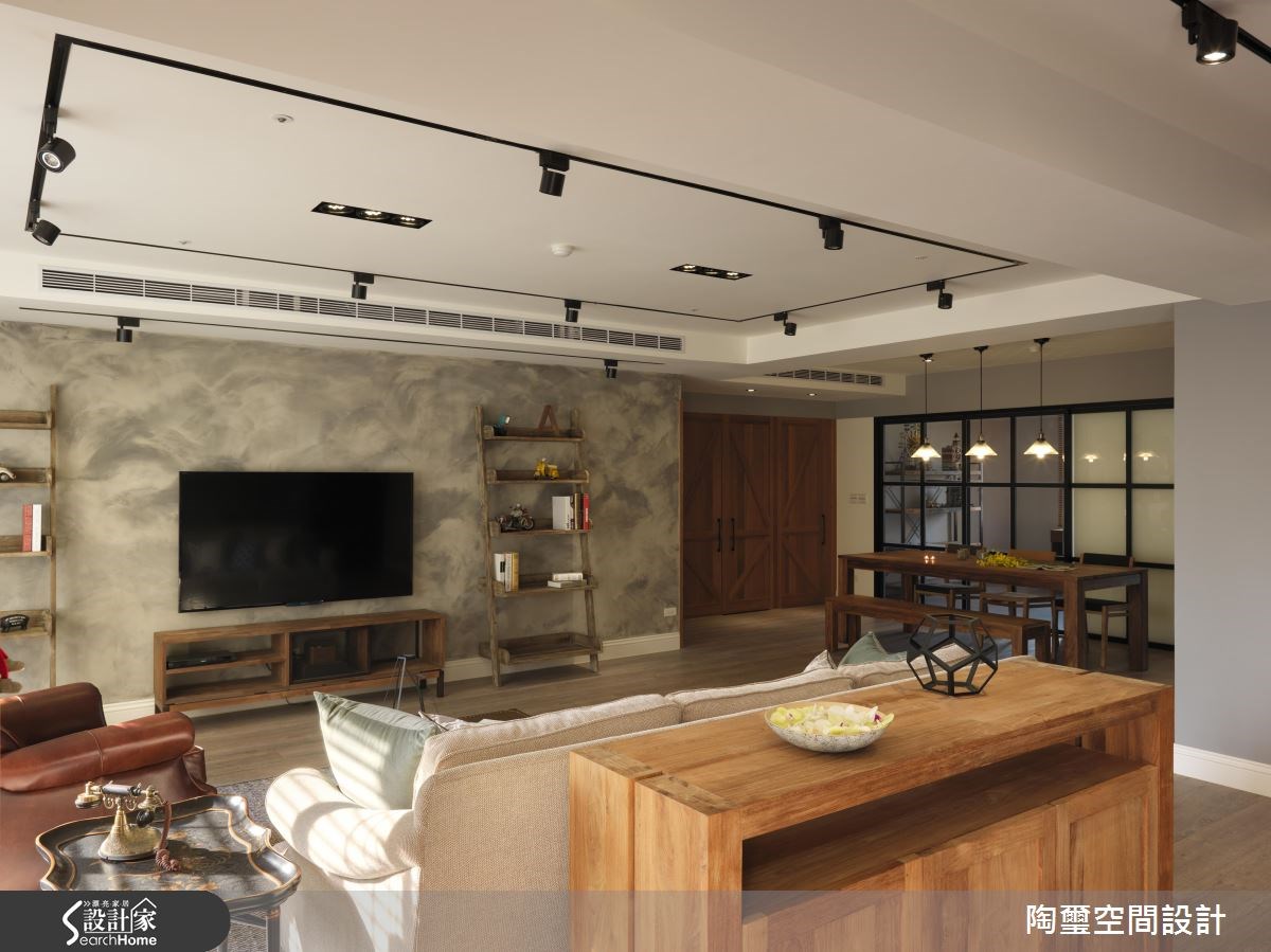 42坪新成屋(5年以下)＿美式風客廳案例圖片＿陶璽空間設計＿陶璽_19之13