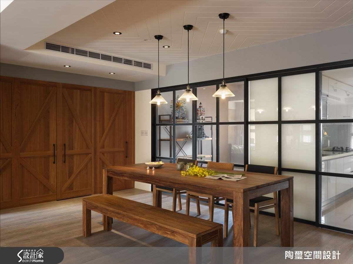 42坪新成屋(5年以下)＿美式風餐廳案例圖片＿陶璽空間設計＿陶璽_19之18