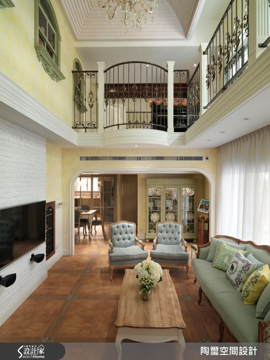 57坪中古屋(5~15年)＿鄉村風客廳案例圖片＿陶璽空間設計＿陶璽_21之5