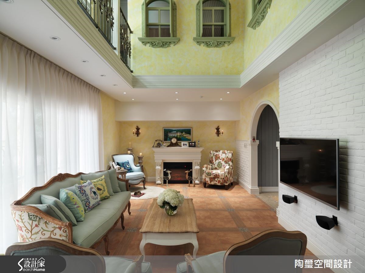 57坪中古屋(5~15年)＿鄉村風客廳案例圖片＿陶璽空間設計＿陶璽_21之8