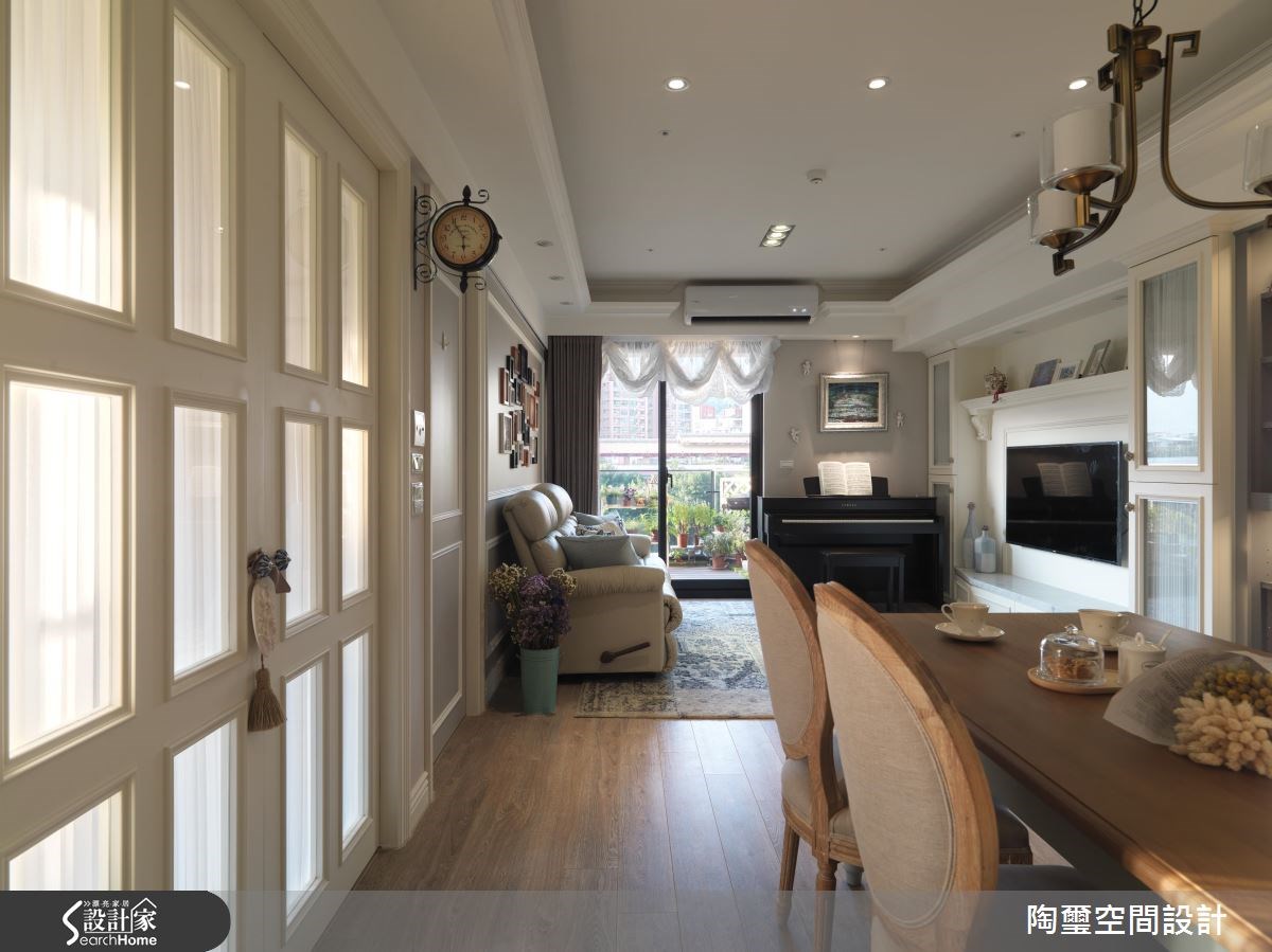 25坪新成屋(5年以下)＿新古典客廳餐廳案例圖片＿陶璽空間設計＿陶璽_22之3