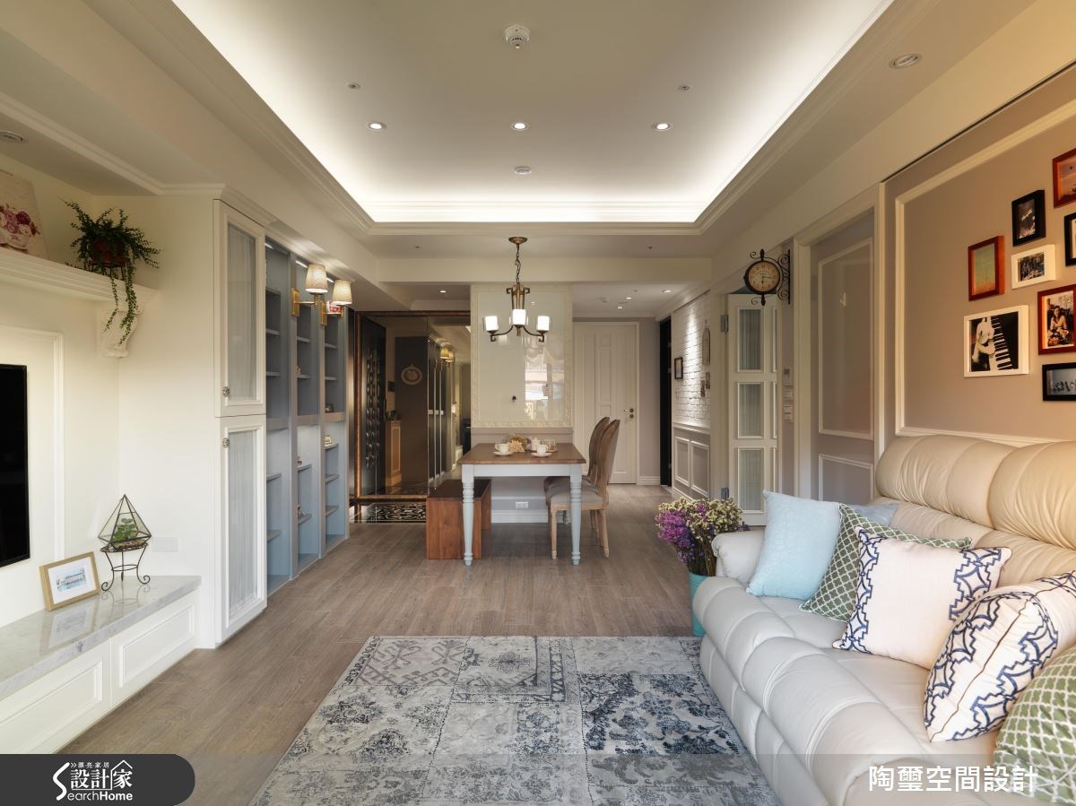 25坪新成屋(5年以下)＿新古典客廳餐廳案例圖片＿陶璽空間設計＿陶璽_22之6