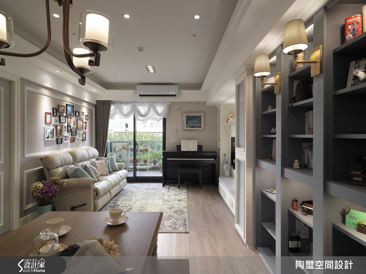 25坪新成屋(5年以下)＿新古典客廳餐廳案例圖片＿陶璽空間設計＿陶璽_22之8