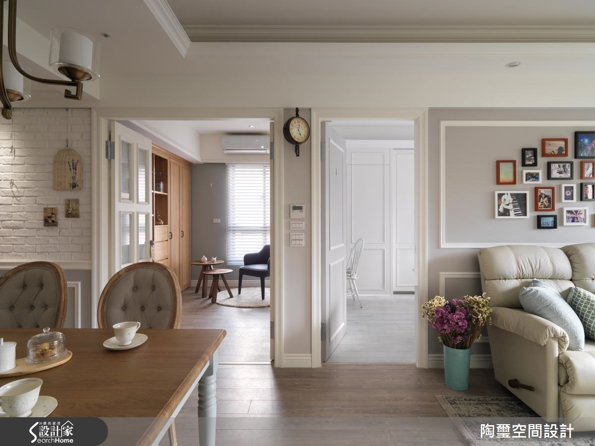 25坪新成屋(5年以下)＿新古典客廳餐廳案例圖片＿陶璽空間設計＿陶璽_22之9