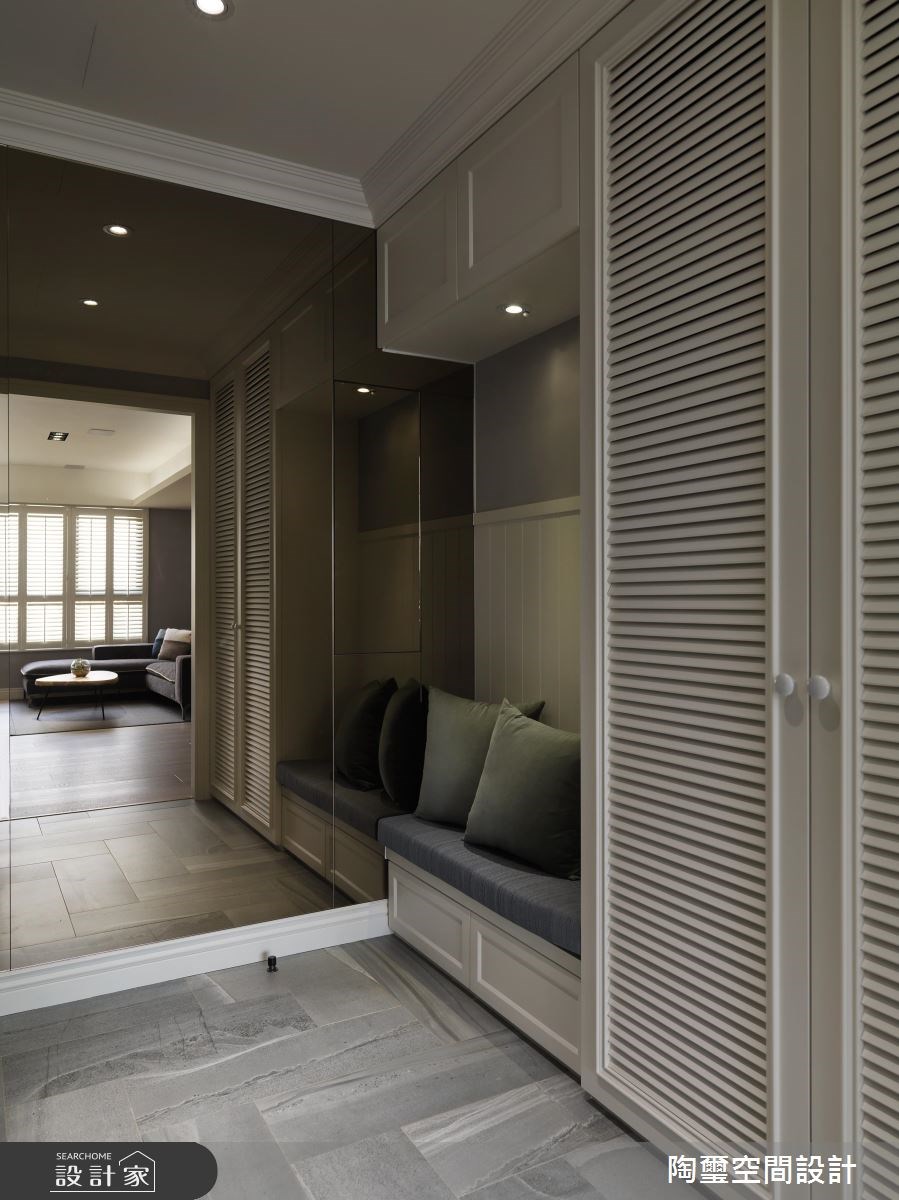 32坪新成屋(5年以下)＿美式風玄關案例圖片＿陶璽空間設計＿陶璽_23之1