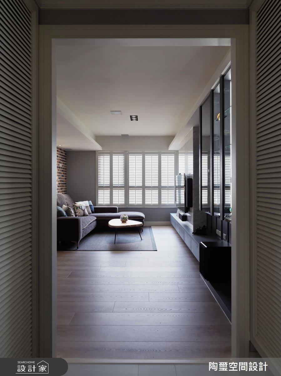 32坪新成屋(5年以下)＿美式風客廳案例圖片＿陶璽空間設計＿陶璽_23之2