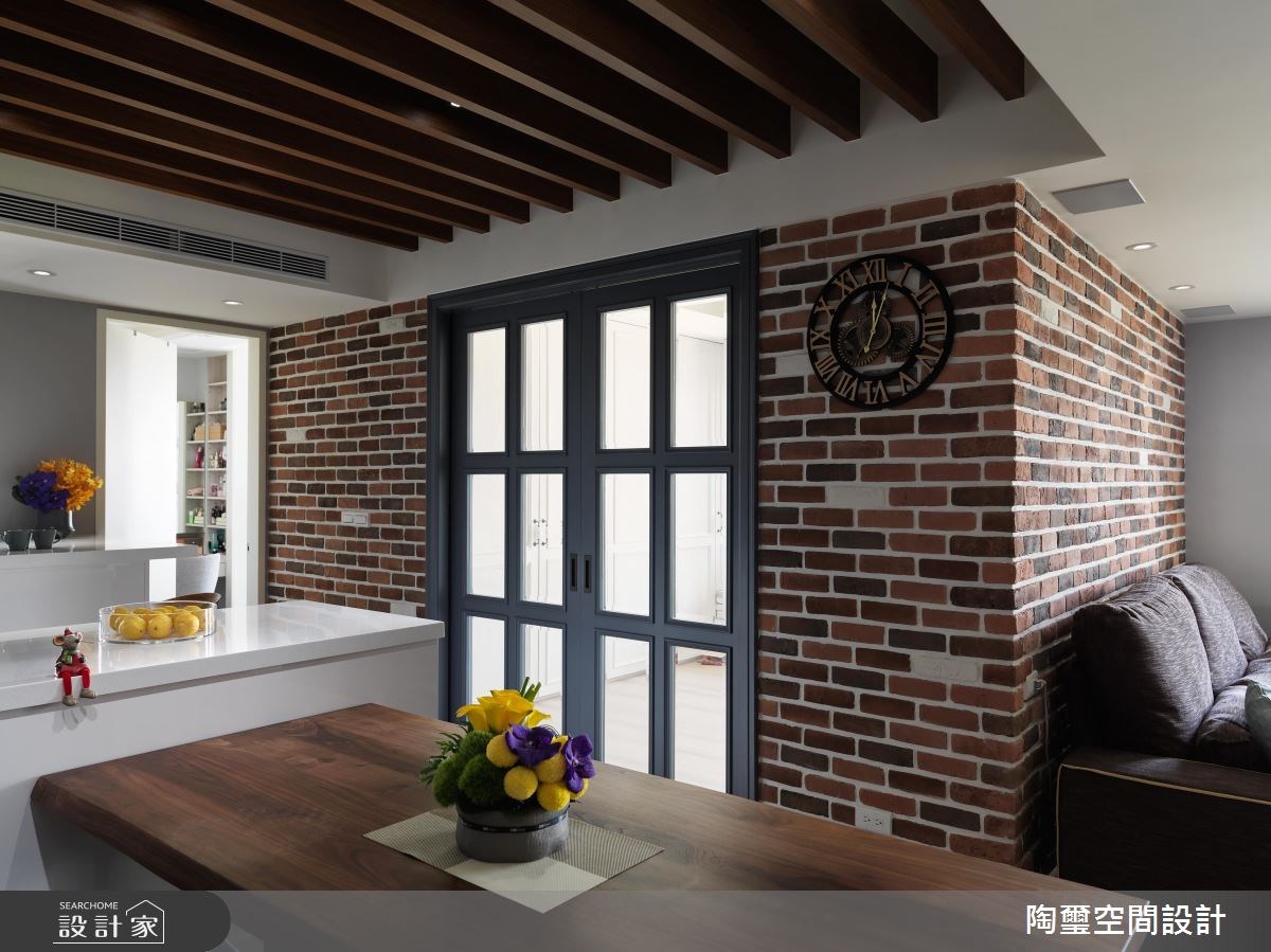 32坪新成屋(5年以下)＿美式風餐廳吧檯案例圖片＿陶璽空間設計＿陶璽_23之8