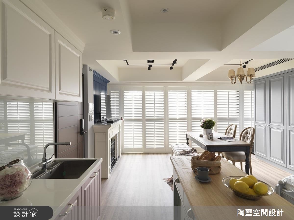 11坪新成屋(5年以下)＿鄉村風廚房吧檯案例圖片＿陶璽空間設計＿陶璽_26之6