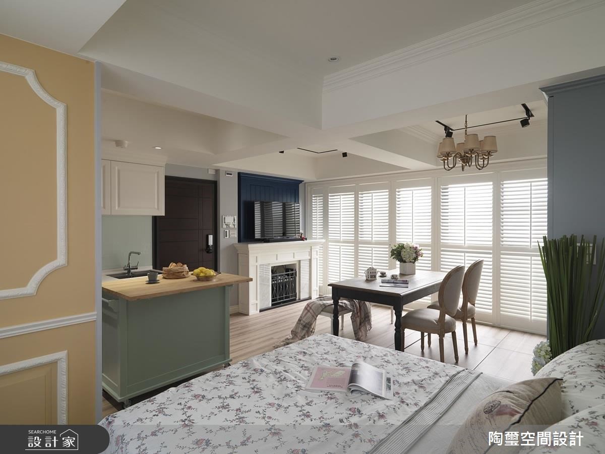 11坪新成屋(5年以下)＿鄉村風廚房吧檯案例圖片＿陶璽空間設計＿陶璽_26之11