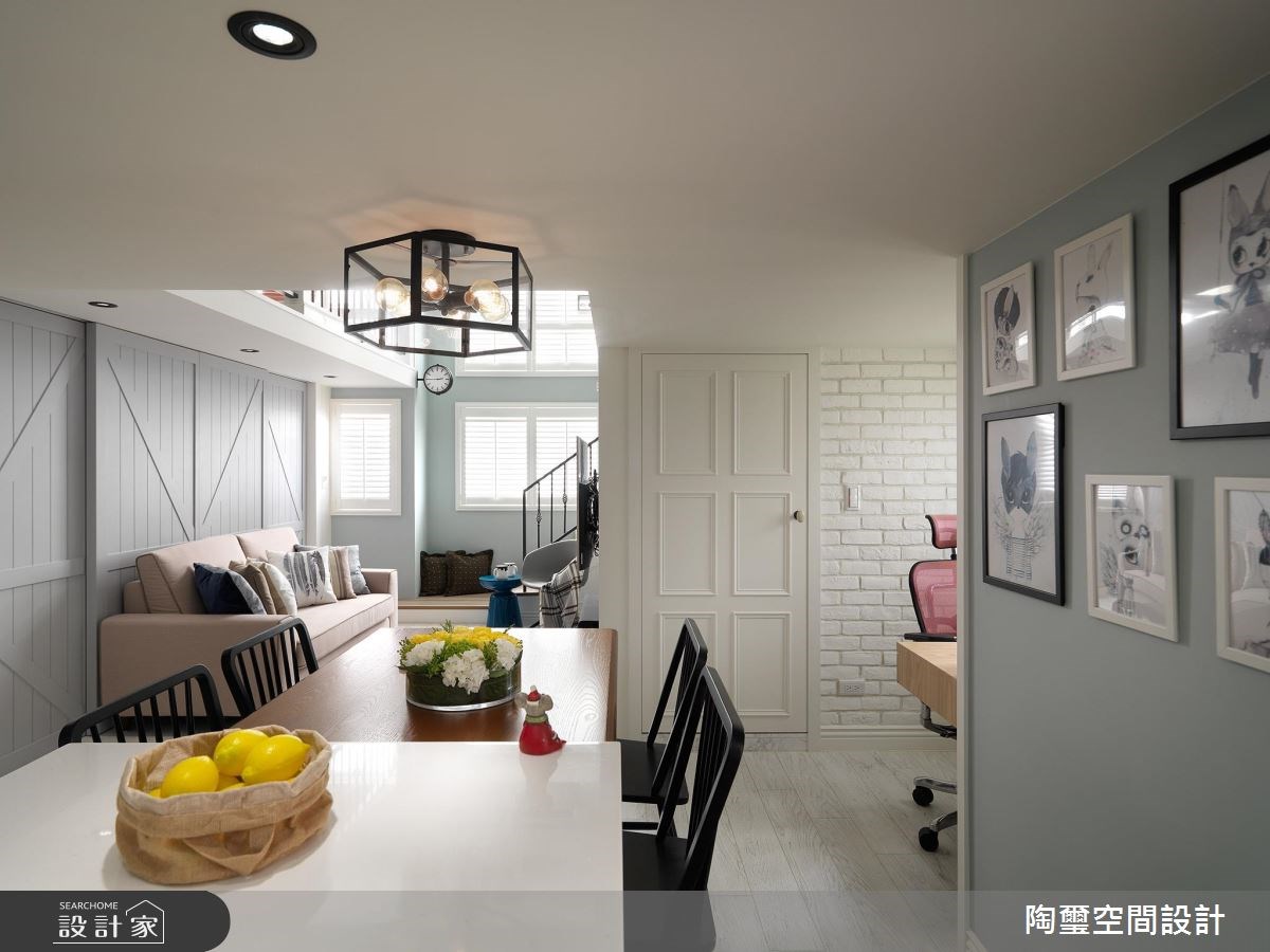 25坪中古屋(5~15年)＿美式風客廳餐廳吧檯案例圖片＿陶璽空間設計＿陶璽_27之3