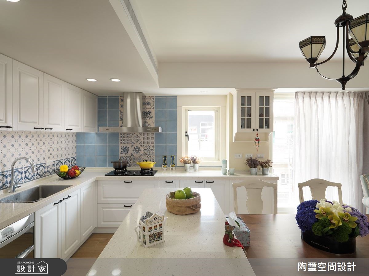 26坪中古屋(5~15年)＿鄉村風餐廳廚房吧檯案例圖片＿陶璽空間設計＿陶璽_28之11