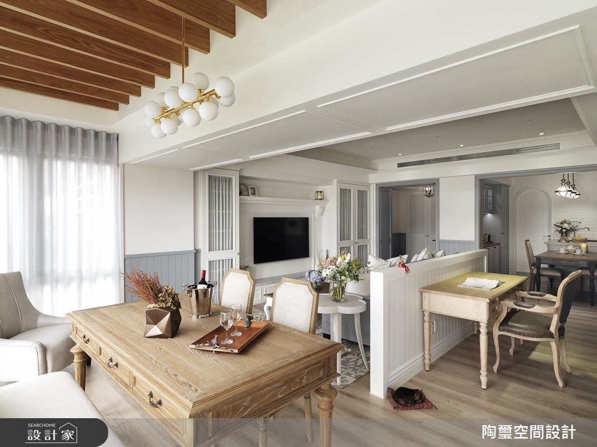 35坪新成屋(5年以下)＿美式風客廳餐廳案例圖片＿陶璽空間設計＿陶璽_29之13