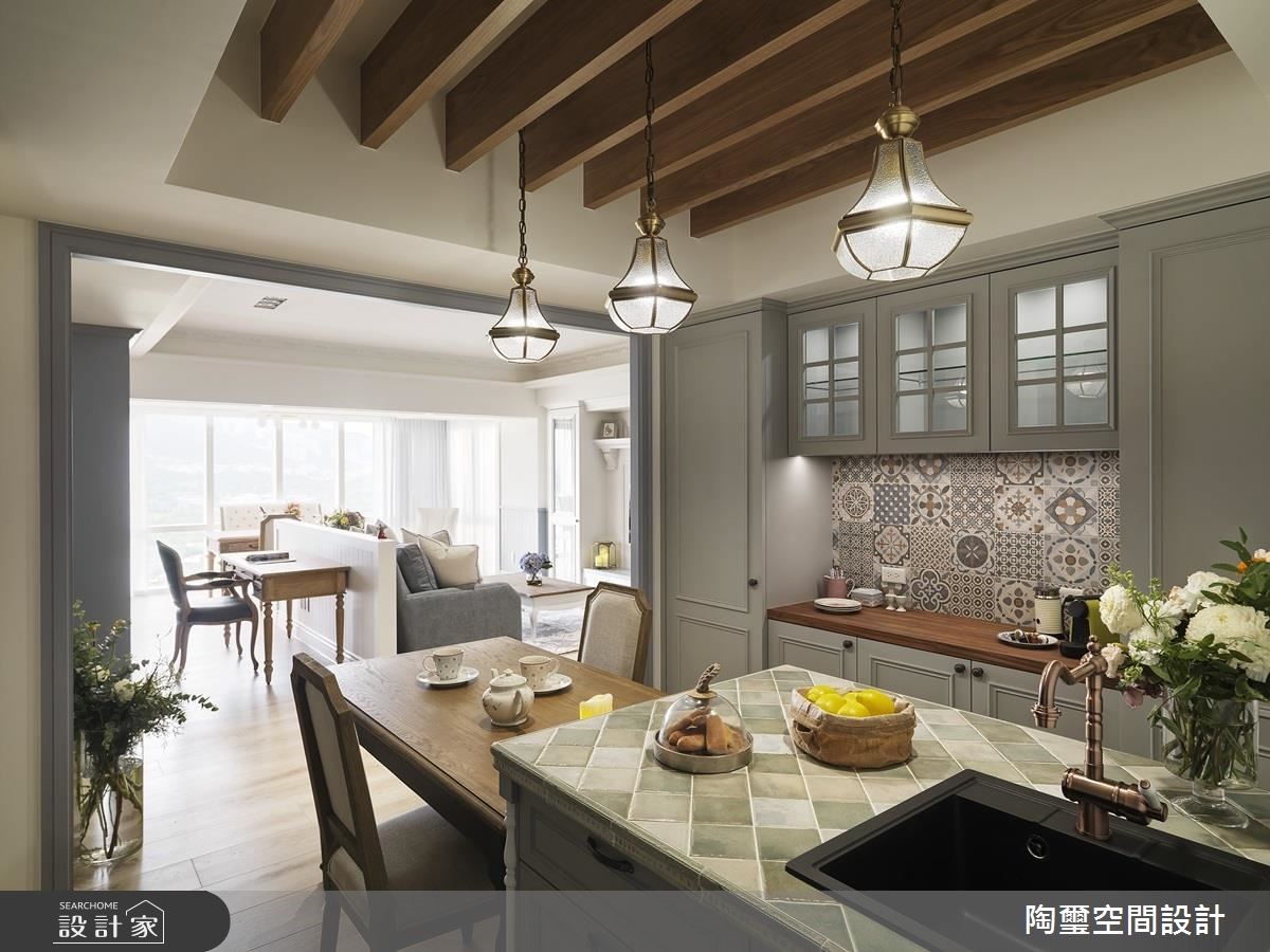 35坪新成屋(5年以下)＿美式風餐廳吧檯案例圖片＿陶璽空間設計＿陶璽_29之16