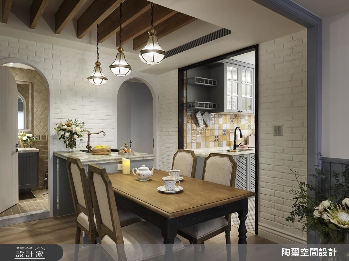 35坪新成屋(5年以下)＿美式風餐廳吧檯案例圖片＿陶璽空間設計＿陶璽_29之20