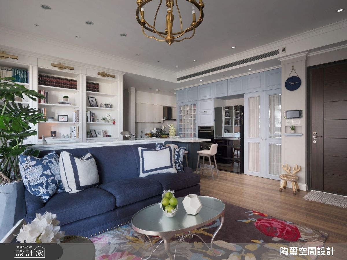 25坪新成屋(5年以下)＿美式風客廳案例圖片＿陶璽空間設計＿陶璽_32之4