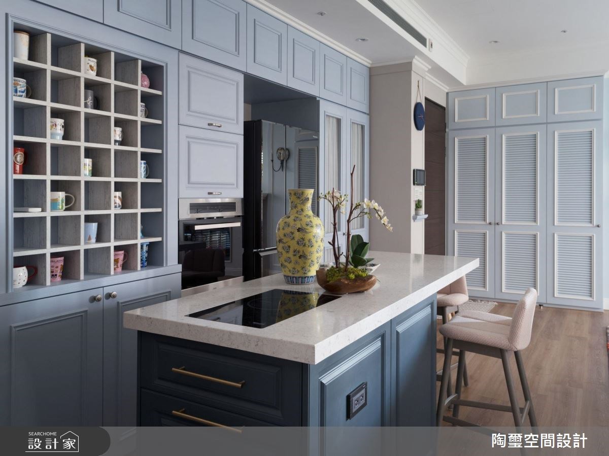 25坪新成屋(5年以下)＿美式風餐廳吧檯案例圖片＿陶璽空間設計＿陶璽_32之9