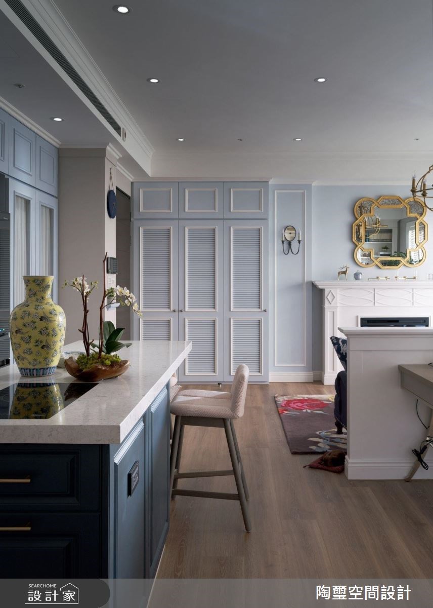 25坪新成屋(5年以下)＿美式風餐廳吧檯案例圖片＿陶璽空間設計＿陶璽_32之10