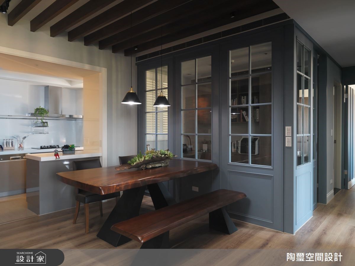 65坪新成屋(5年以下)＿美式風餐廳書房案例圖片＿陶璽空間設計＿陶璽_33之10