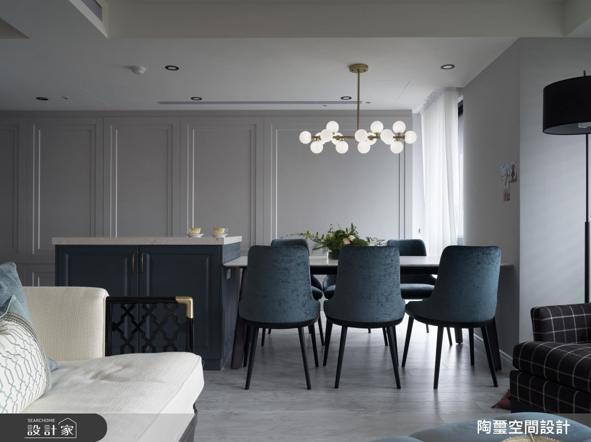 57坪新成屋(5年以下)＿美式風客廳餐廳案例圖片＿陶璽空間設計＿陶璽_34之6