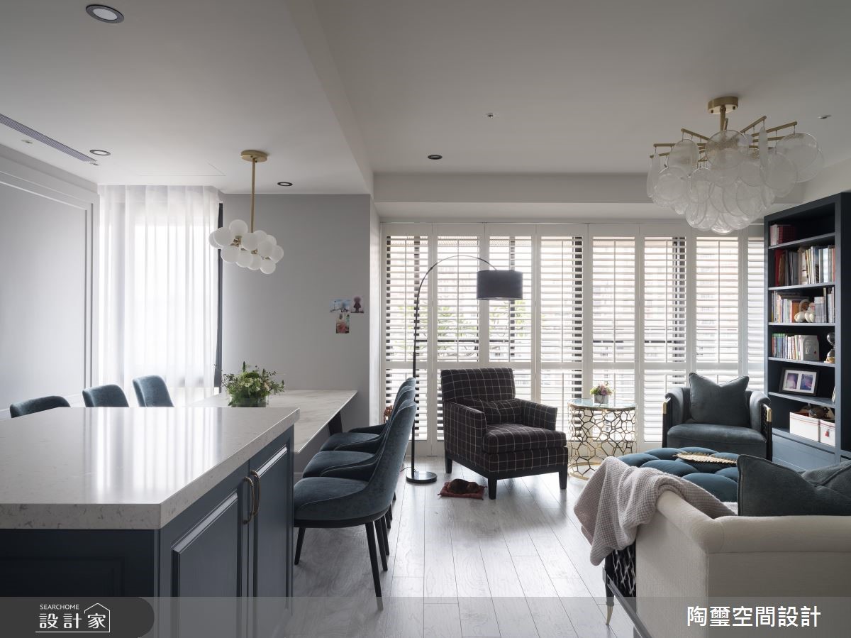 57坪新成屋(5年以下)＿美式風客廳餐廳案例圖片＿陶璽空間設計＿陶璽_34之5