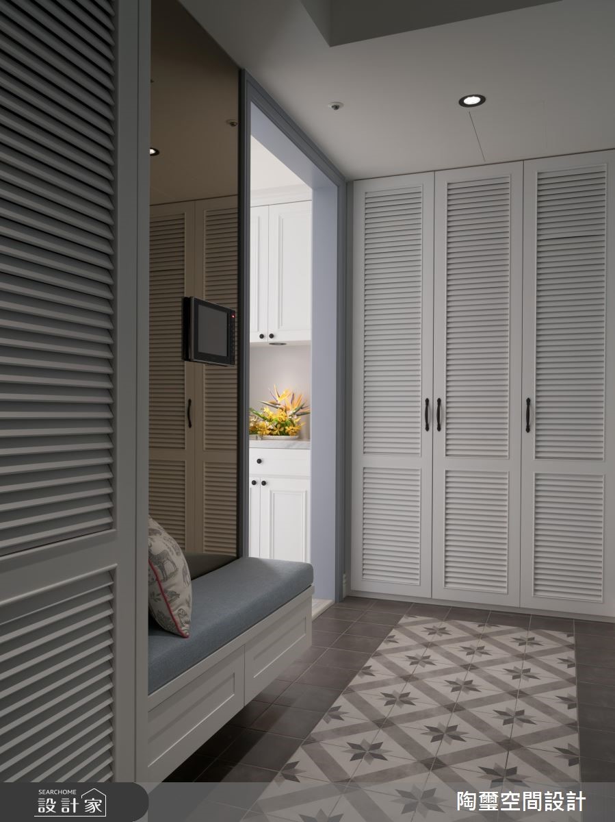 57坪新成屋(5年以下)＿美式風玄關案例圖片＿陶璽空間設計＿陶璽_34之1