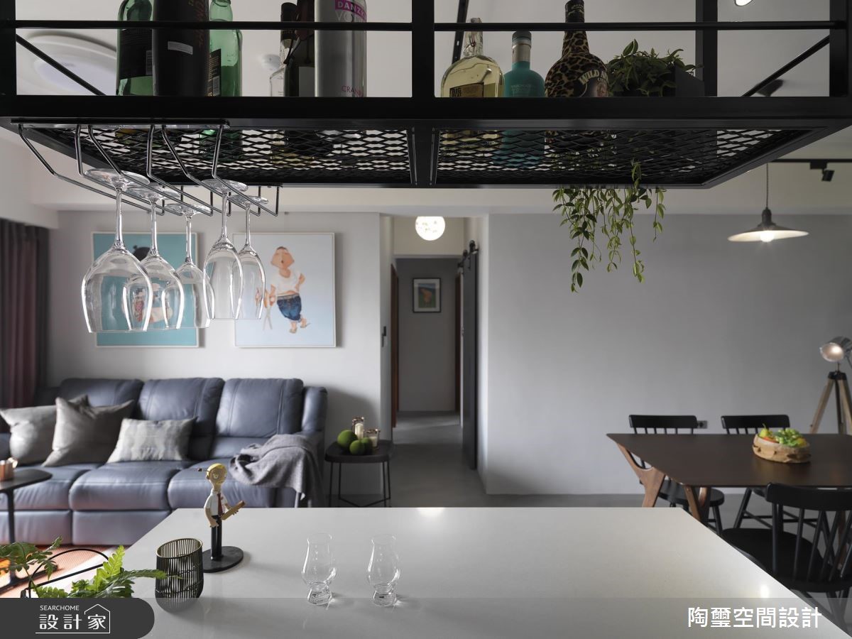 40坪老屋(16~30年)＿工業風吧檯案例圖片＿陶璽空間設計＿陶璽_35之14