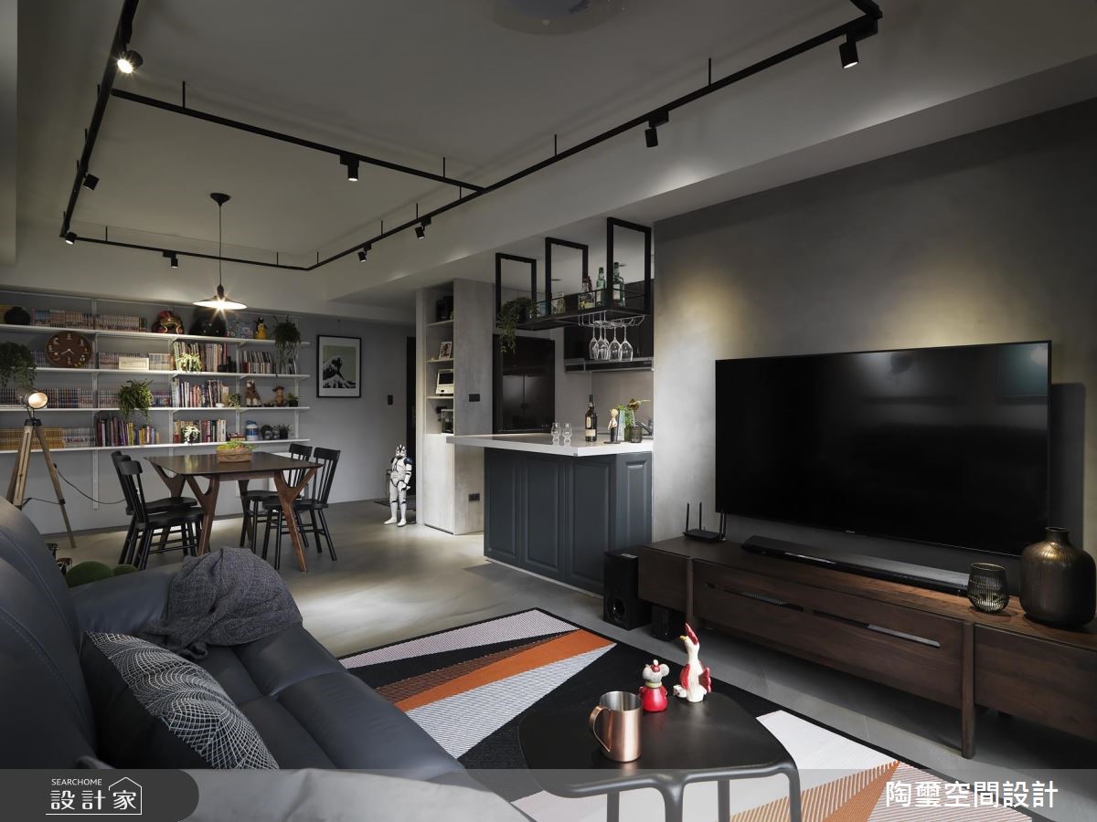40坪老屋(16~30年)＿工業風客廳案例圖片＿陶璽空間設計＿陶璽_35之9