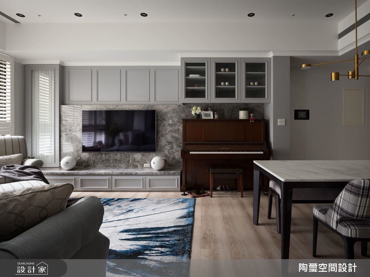 50坪新成屋(5年以下)＿美式風客廳餐廳案例圖片＿陶璽空間設計＿陶璽_36之12