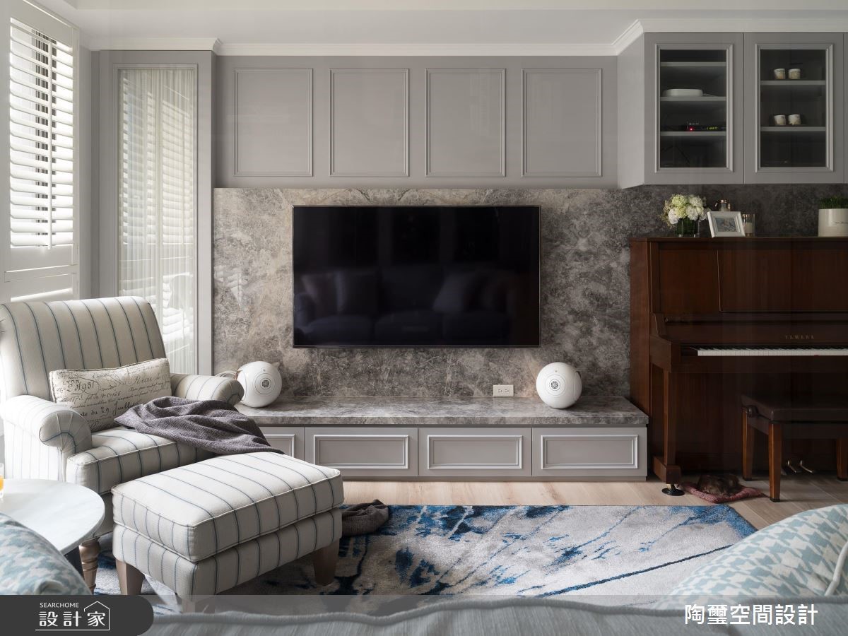 50坪新成屋(5年以下)＿美式風客廳案例圖片＿陶璽空間設計＿陶璽_36之11