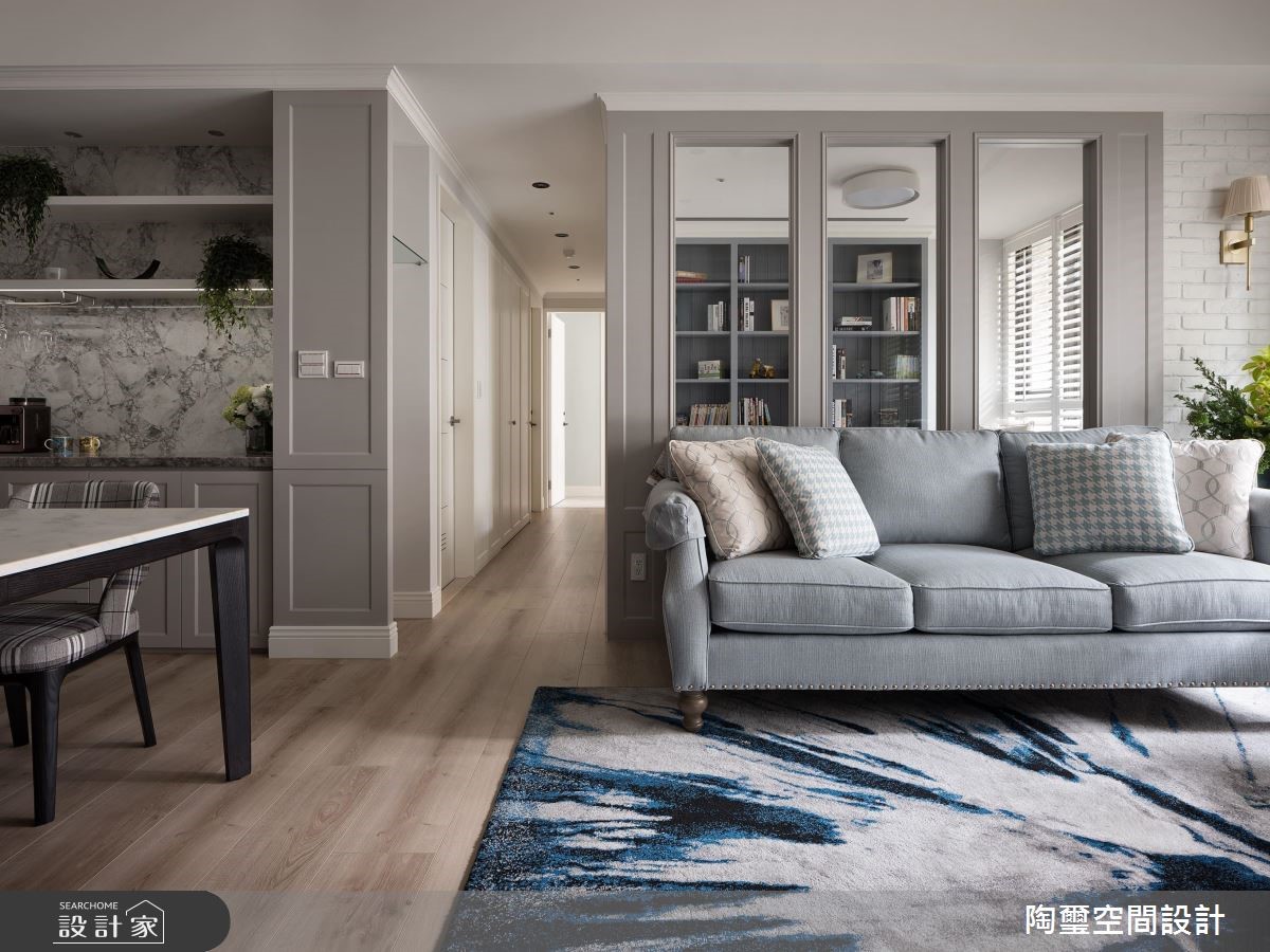 50坪新成屋(5年以下)＿美式風客廳餐廳走廊案例圖片＿陶璽空間設計＿陶璽_36之14