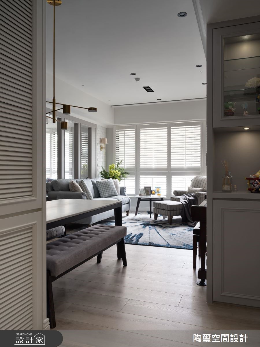 50坪新成屋(5年以下)＿美式風客廳餐廳案例圖片＿陶璽空間設計＿陶璽_36之1