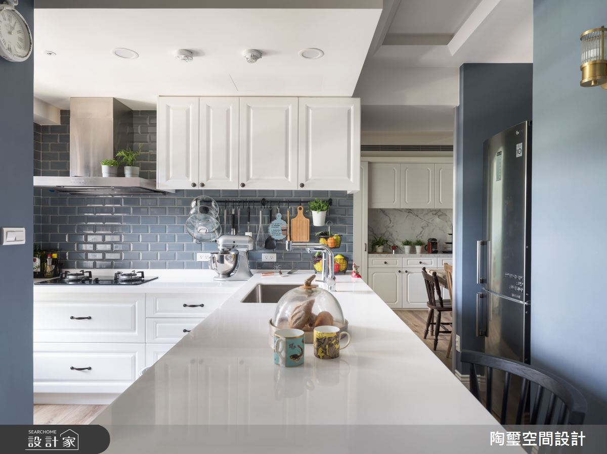 19坪新成屋(5年以下)＿美式風廚房吧檯案例圖片＿陶璽空間設計＿陶璽_37之11
