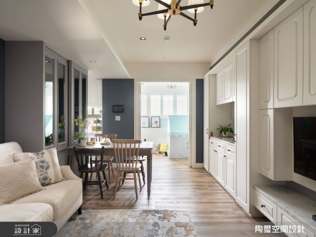 19坪新成屋(5年以下)＿美式風客廳餐廳案例圖片＿陶璽空間設計＿陶璽_37之2
