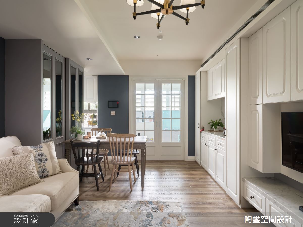 19坪新成屋(5年以下)＿美式風客廳餐廳案例圖片＿陶璽空間設計＿陶璽_37之1